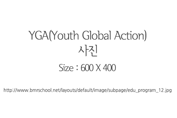 YGA(Youth Global Action)
